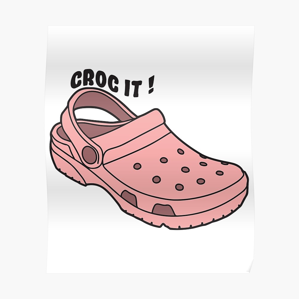 Funny Croc It , Pink Crocs 
