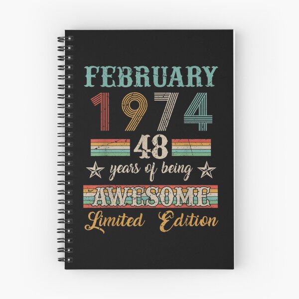 Item preview, 48 Years Old 48th Birthday Decoration Vintage February 1974  designed and sold by vergielx.