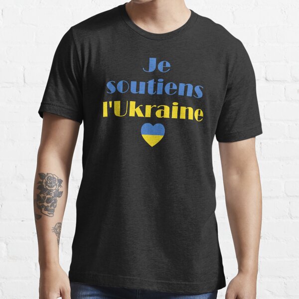 "Je soutiens l'UkraineJe soutiens l'Ukraine" Tshirt by HawaiPlus