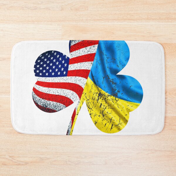 Item preview, Shamrock American with Ukraine flag St. Patrick day, St. Patrick day birthday  designed and sold by Saif6X.