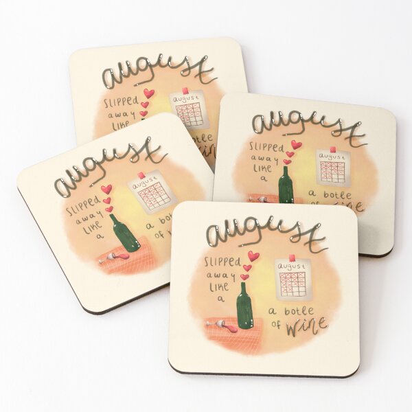 Item preview, AUGUST slipped away like a botle of wine designed and sold by SOFTIA.