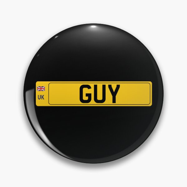 Item preview, Guy name - personal UK registration plate designed and sold by NameTheory.