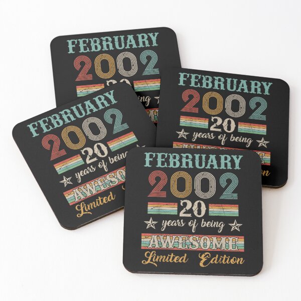 Item preview, 20 Years Old 20th Birthday Decoration Vintage February 2002  designed and sold by vergielx.