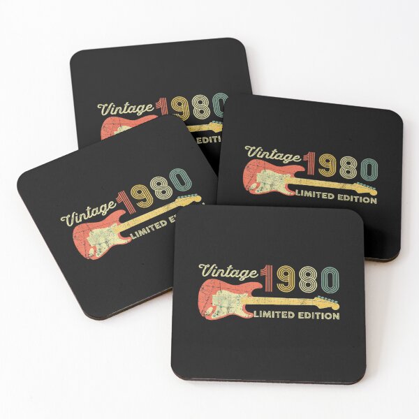 Item preview, Vintage 1980 Birthday Gifts Guitar Lovers 42th Birthday  designed and sold by vergielx.