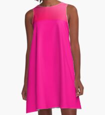 schön in pink A-Linien Kleid