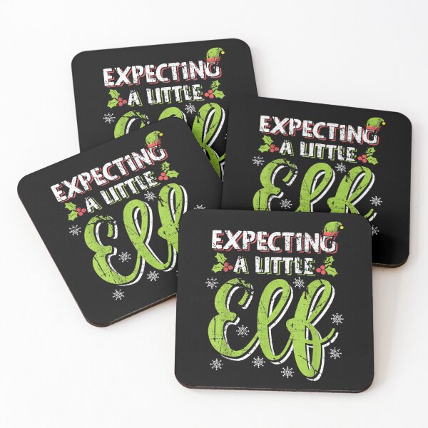 Item preview, Expecting A Little Elf Christmas Pregnancy Announcement  designed and sold by vergielx.