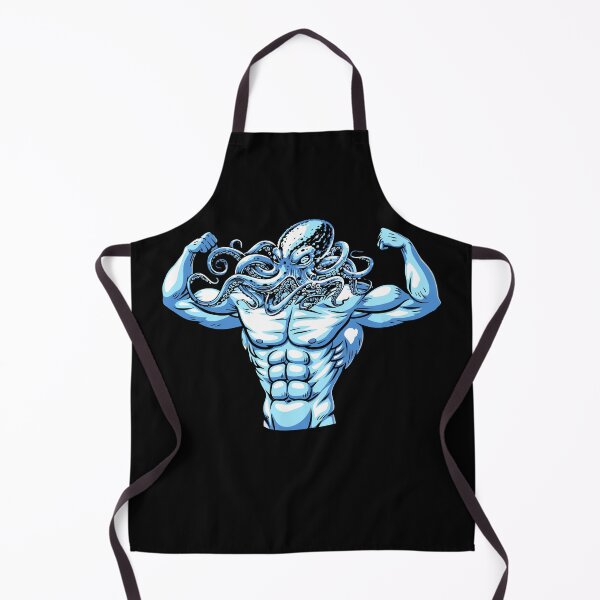 Item preview, Muscular Man With An Octopus As Head designed and sold by Shirtey.