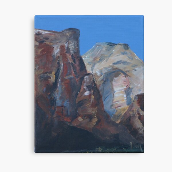 Western Skyline Canvas Print