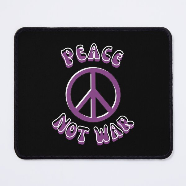 Item preview, Peace Not War with CND peace logo - purple designed and sold by BTCelebration.