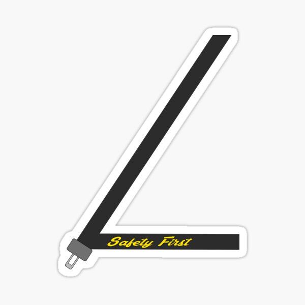 "Safety First (USA)" Sticker for Sale by PETRIPRINTS Redbubble