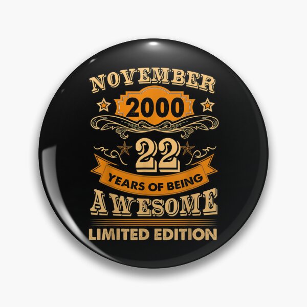 Item preview, 22year Old Gift Vintage November 2000 22th Birthday  designed and sold by vergielx.