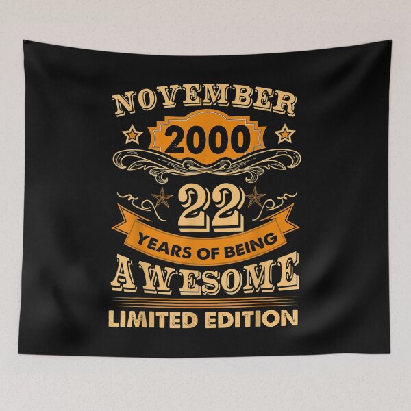 Item preview, 22year Old Gift Vintage November 2000 22th Birthday  designed and sold by vergielx.