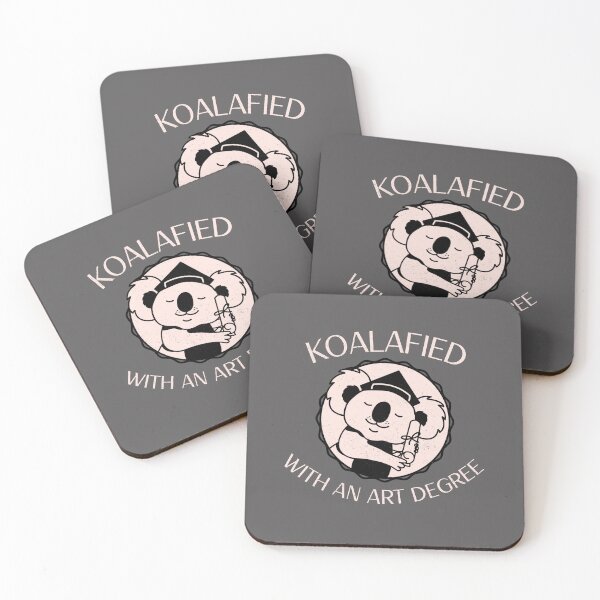 Item preview, Koalafied With an Art Degree - University Graduation - Graduatees designed and sold by GraduaTees.