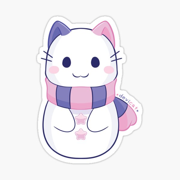 Item preview, CandiCat SnowCat • 2021 designed and sold by Devi Cat.