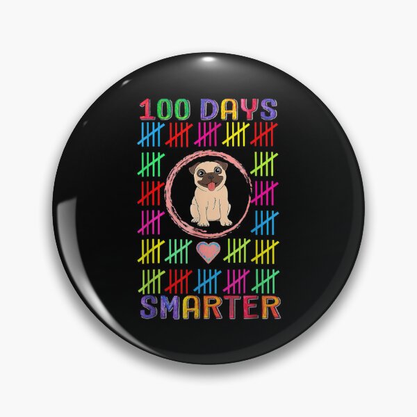 Item preview, 100 Days Smarter 100th Day Of School Outfit Dog Lover Pug  designed and sold by vergielx.