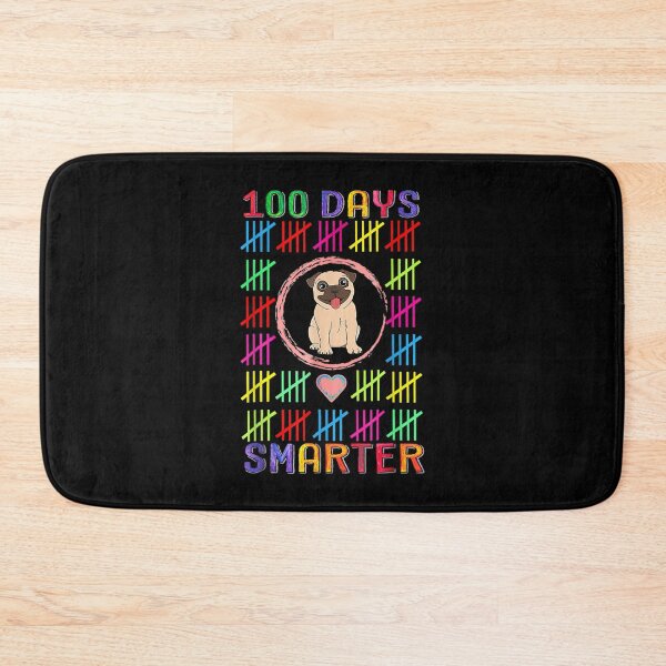 Item preview, 100 Days Smarter 100th Day Of School Outfit Dog Lover Pug  designed and sold by vergielx.