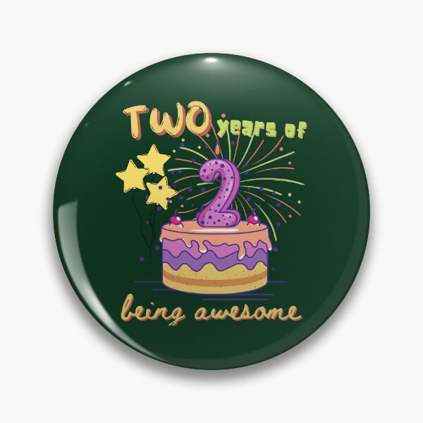 Item preview, Two Years Of Being Awesome 2nd Birthday Countdown Gift designed and sold by SweetbeStore.