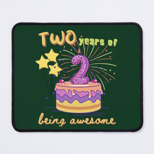 Item preview, Two Years Of Being Awesome 2nd Birthday Countdown Gift designed and sold by SweetbeStore.