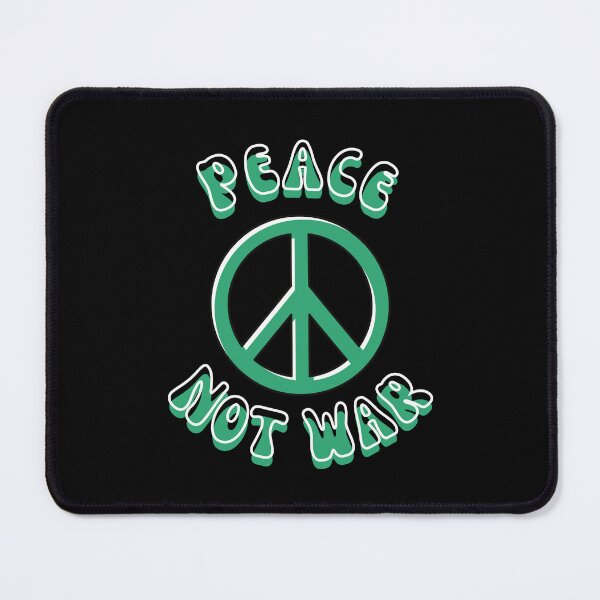 Item preview, Peace Not War with CND peace logo - teal designed and sold by BTCelebration.