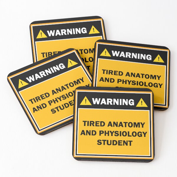 Item preview, Warning tired anatomy and physiology student designed and sold by mejtstupor.