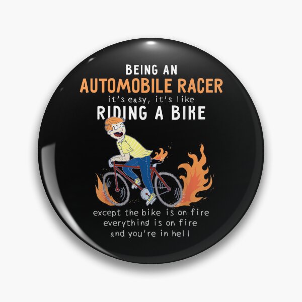 Item preview, Automobile Racer Like Riding Bike Cyclist Funny  designed and sold by vergielx.
