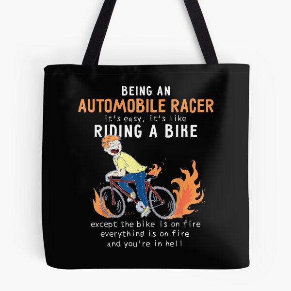 Item preview, Automobile Racer Like Riding Bike Cyclist Funny  designed and sold by vergielx.