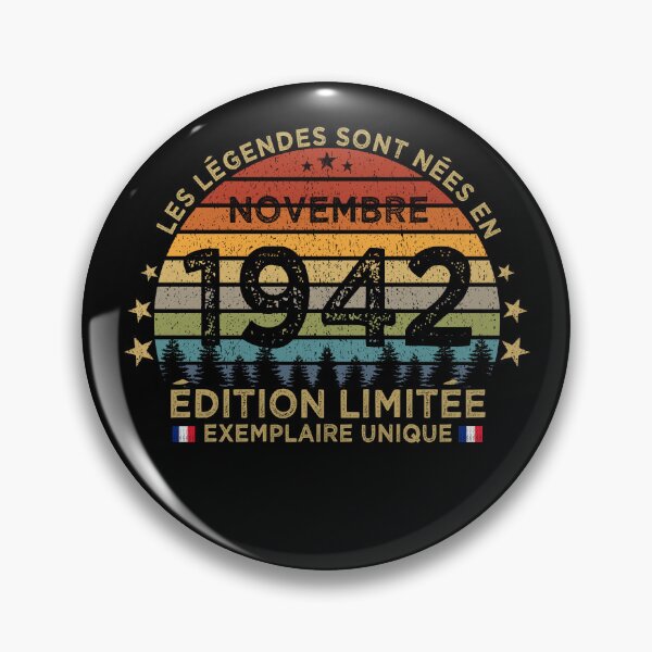 Item preview, Anniversaire 80 Ans Les Legendes Sont Nees en Novembre 1942 designed and sold by cssdru.