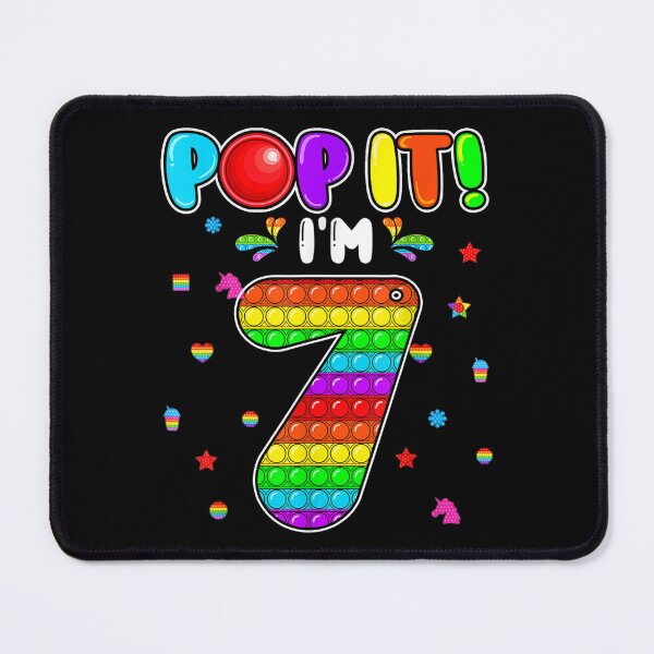 Item preview, Birthday Kids Pop It I Am 7 Years Old 7th Birthday Fidget  designed and sold by vergielx.