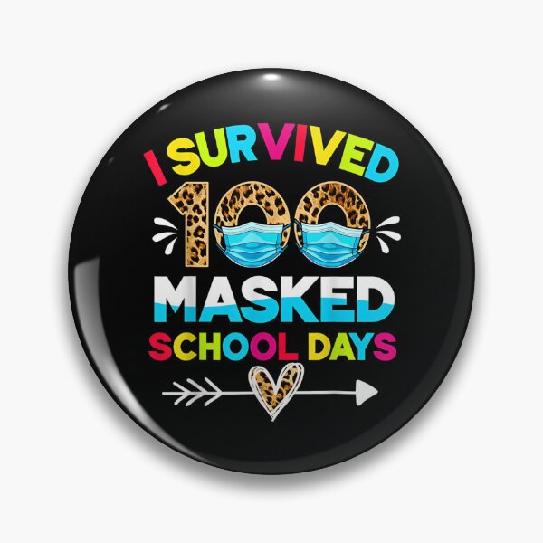 Item preview, I Survived 100 Masked School Days Funny 100th Day Of School  designed and sold by vergielx.