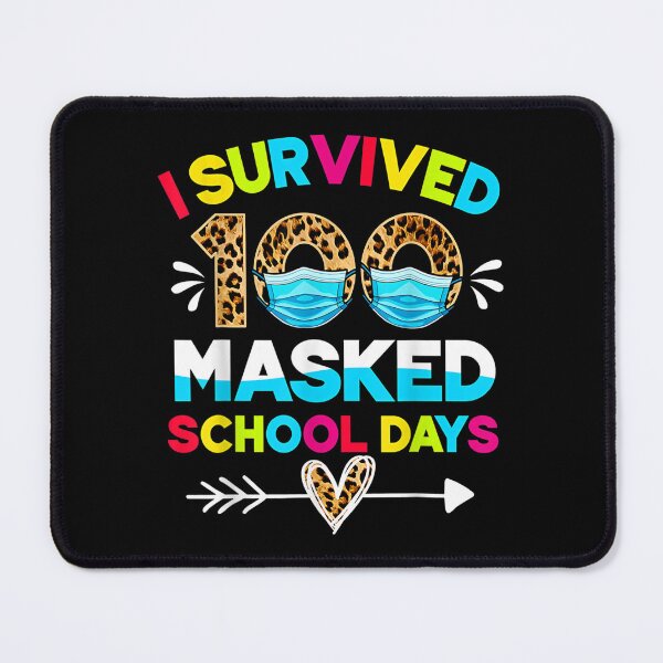 Item preview, I Survived 100 Masked School Days Funny 100th Day Of School  designed and sold by vergielx.