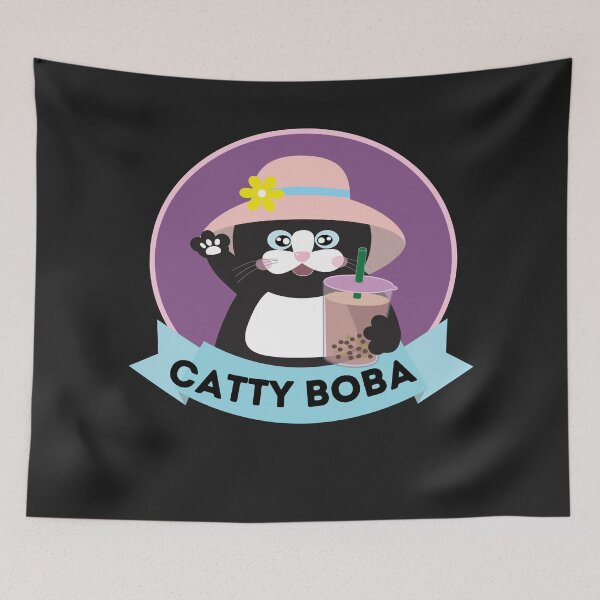 Item preview, Copy of funny boba cat drinking boba cats drinking boba designed and sold by Tshirtk.