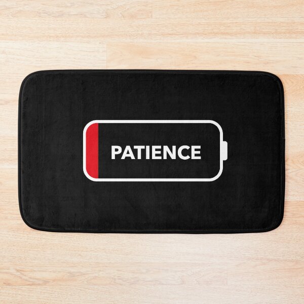 Item preview, No Patience Battery Style - White  designed and sold by tuapekkong2001.