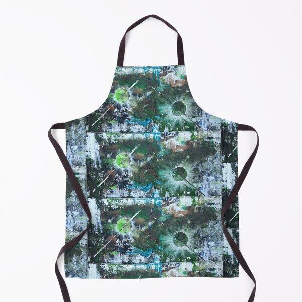 Item preview, abstract painting planets and spears designed and sold by dcorin.