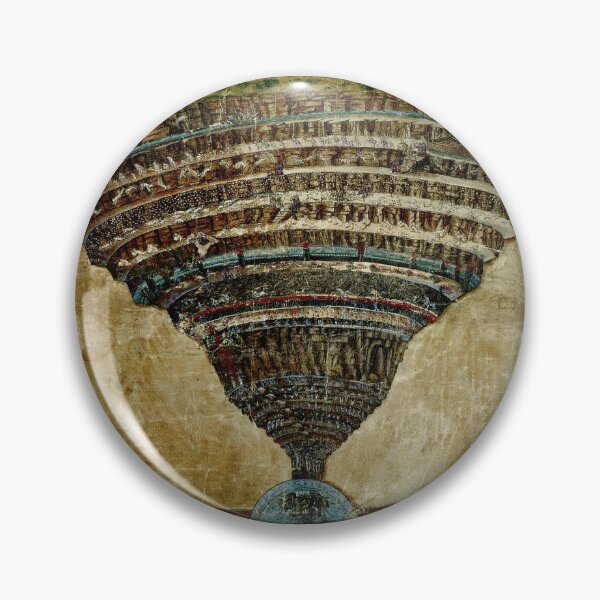 Item preview, The Map of Hell by Sandro Botticelli designed and sold by AestheticsXarts.