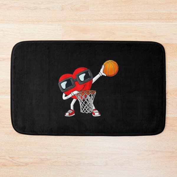 Item preview, Valentines Day Dabbing Heart Holding A Basketball Boys Kids  designed and sold by vergielx.