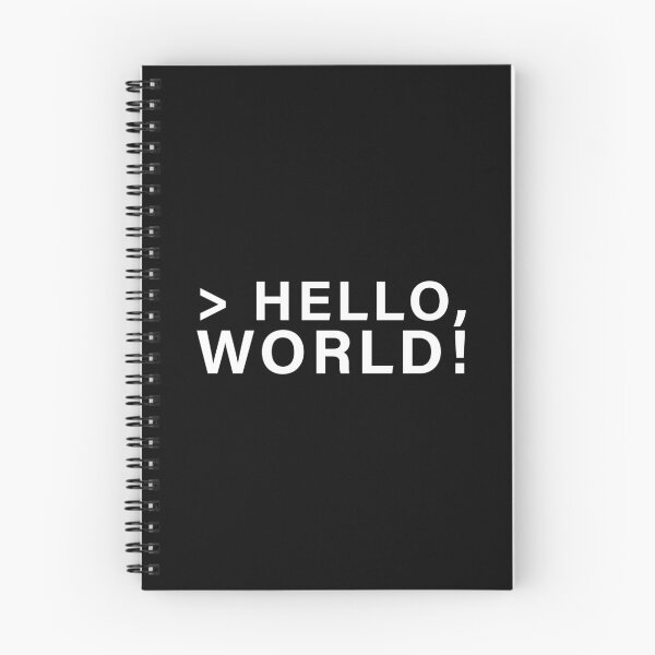 Item preview, > Hello, World! | Funny Programmer Design designed and sold by Sjekkieboem.