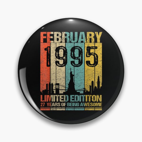 Item preview, February 1995 Limited Edition 27 Years Of Being Awesome  designed and sold by vergielx.