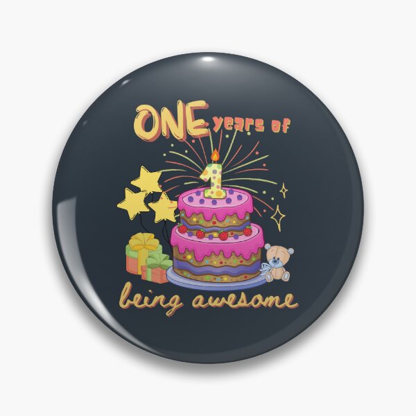 Item preview, One Year Of Being Awesome 1st Birthday Countdown Gift designed and sold by SweetbeStore.