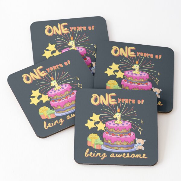 Item preview, One Year Of Being Awesome 1st Birthday Countdown Gift designed and sold by SweetbeStore.