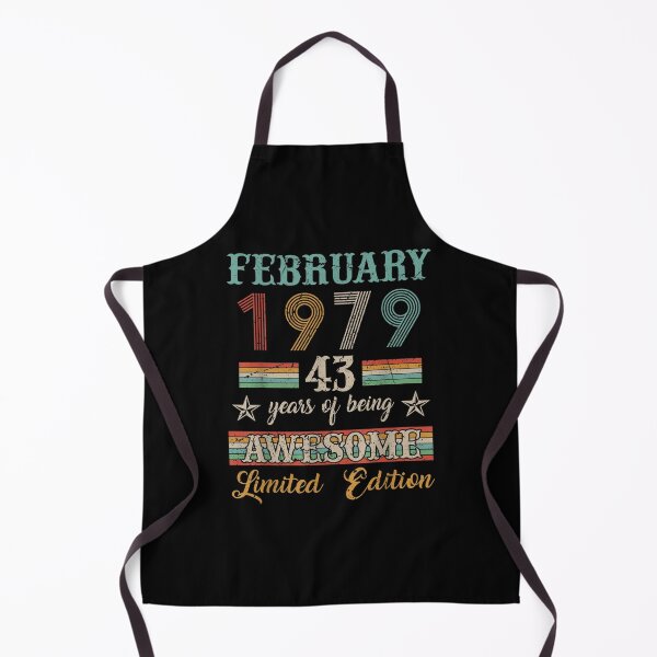Item preview, 43 Years Old 43rd Birthday Decoration Vintage February 1979  designed and sold by vergielx.