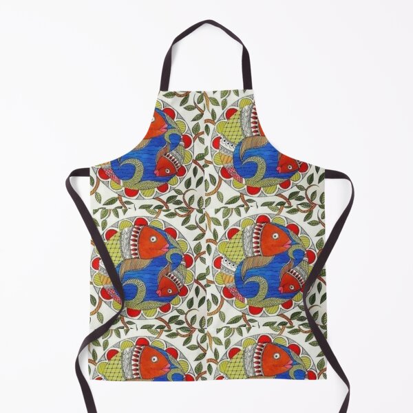 Item preview, Fish madhubani designed and sold by Saiamrita123.