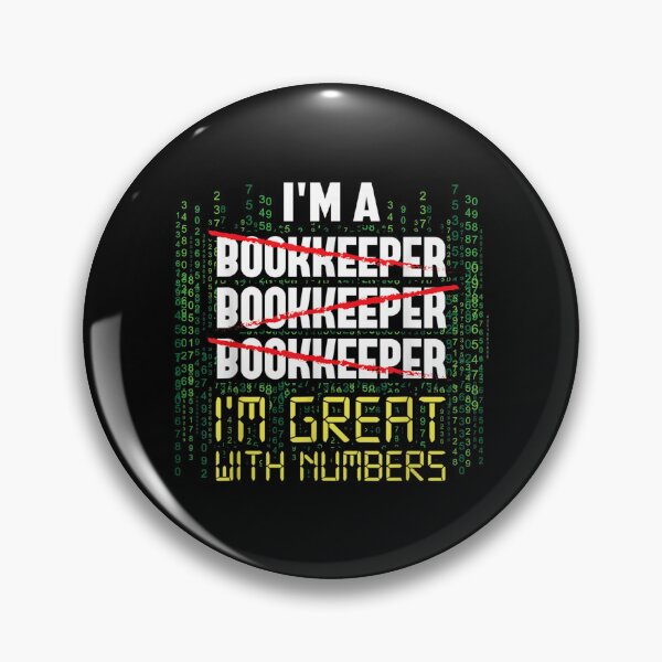 Item preview, I'm A Bookkeeper I'm Great With Numbers Funny Accountant  designed and sold by vergielx.