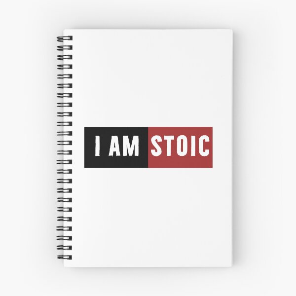 Item preview, I am Stoic | Stoicism Simple Rectangle designed and sold by PhilosophyWear.