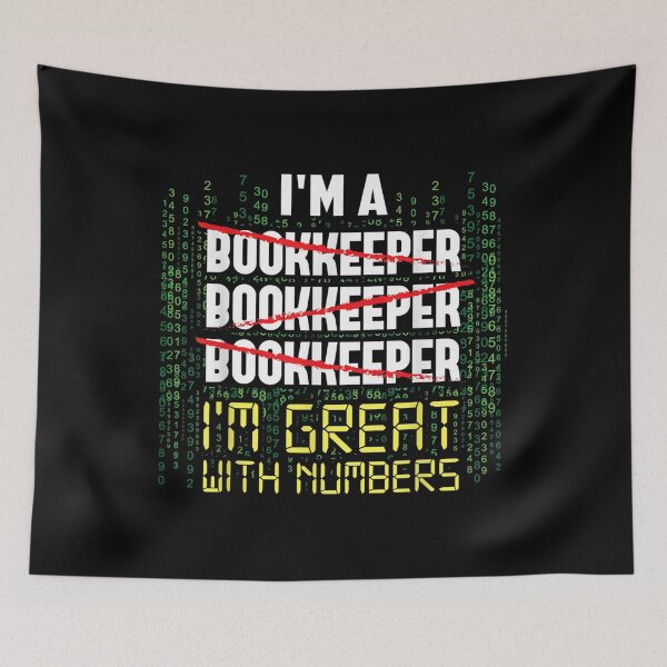 Item preview, I'm A Bookkeeper I'm Great With Numbers Funny Accountant  designed and sold by vergielx.