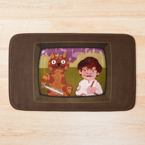 Item preview, Charley Says... Charley the Cat Public Information Films (on the TV set) - Vintage Seventies Retro  designed and sold by RetroTeeStudio.