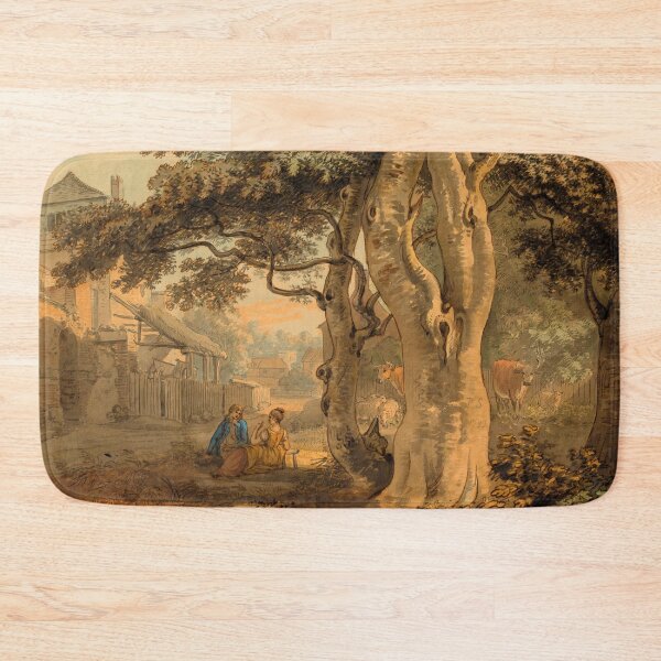 Item preview, Couple in a Farmyard by Paul Sandby (1782) designed and sold by allhistory.