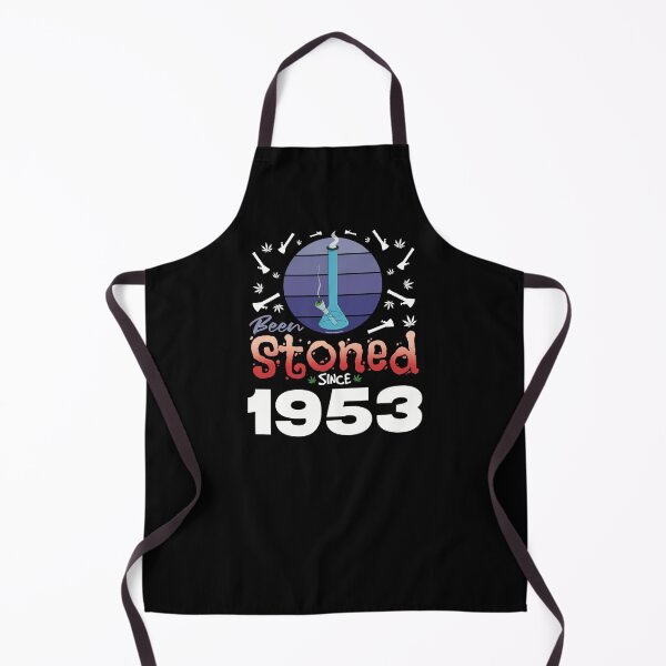 Item preview, Been stoned since 1953 (Purple retro vintage sunset with bong) designed and sold by YomeHayin.