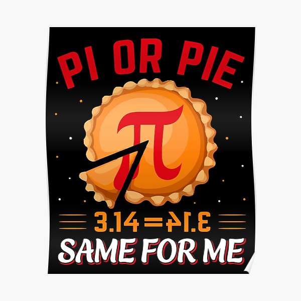 "Pi , π, spiral, Science, Mathematics, Math, Irrational Number" Poster