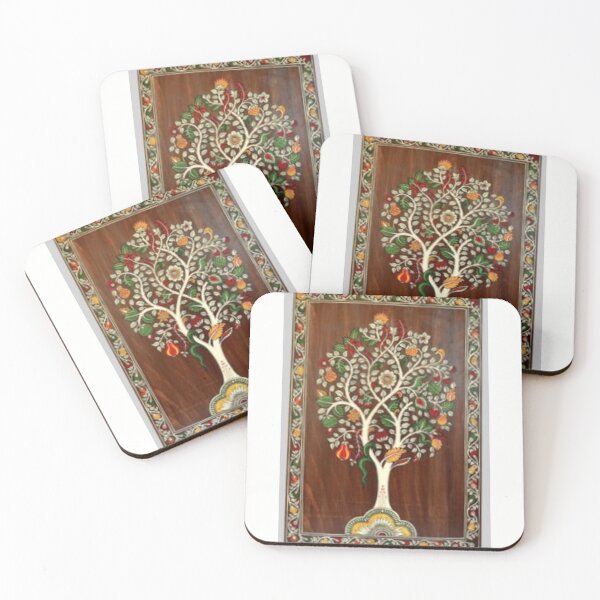 Item preview, Colorful plant Madhubani designed and sold by Saiamrita123.
