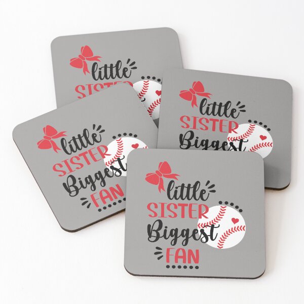 Item preview, Baseball Sister Little Sister Biggest Fan Baseball  designed and sold by clothesy7.